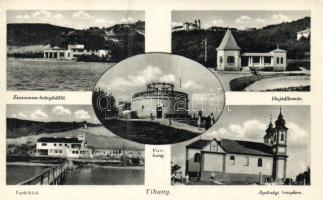 Tihany hajóállomás, visszhang, yacht klub, Zsuzsanna leányüdülő