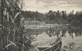 Hanyság Fövenyes-tó, hátoldalon sorsjegy