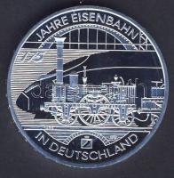 Németország 2010D. 10€ Ag "175 éves a vasút" T:PP
Germany 2010D. 10 Euro Ag &quo...