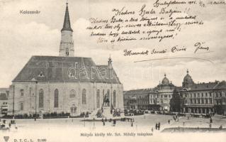 Kolozsvár Mátyás square, St Michael's church