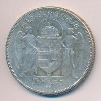 1930. 5P Ag "Horthy-jobbra" T:3