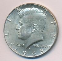 Amerikai Egyesült Államok 1968D. 1/2$ Ag "Kennedy" T:2
USA 1968D. 1/2 Dollar Ag "Kenn...