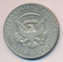 Amerikai Egyesült Államok 1969D. 1/2$ Ag "Kennedy" T:2/2- USA 1969D. 1/2 Dollar Ag "Kennedy" C:XF/VF