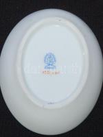 Kézzel festett sorszámozott Victoria avec bord en or-mintás jelzett Herendi porcelán tálka hibátlan ...