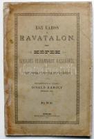 Divald Károly: Egy város a ravatalon. Képek Eperjes elhamvadt részeiből. Eperjes, 1887. Kósch Árpád. 4p + 8 számozott fénykép. Fűzve, kiadói papírborítékban. / Pictures of the burned Presov.