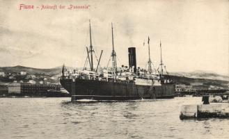 SS Pannonia in Fiume