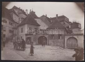 cca 1910 Nagyszeben Fingerlingsplatz fotó / Sibiu photo 18x13 cm