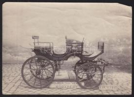 cca 1910 Kolber testvérek kocsigyár Budapest hintó fotója / vintage photo of a coach 15x10 cm