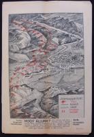 1916 Tolnai Világlapja Haditérképe sorozat 1-20. térképek. Rajtuk az események szöveges magyarázatáv...