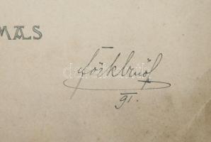 Förk Ernő (1868-1934): Szabadkőműves síremlék (1891), akvarell, papír / 
Freemason sepulchre, water ...