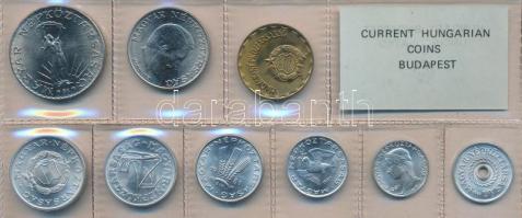 1981. 2f-10Ft 9db klf érmés forgalmi sor fóliatokban T:1