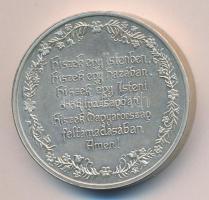 1997. "Magyar Hiszekegy" Ag(0.925) piefort emlékérem (31,1g/32mm) dísztokban tanúsítvánnya...