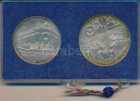 1974. 50Ft Ag + 100Ft Ag "50 éves az MNB" T:BU eredeti MNB plombált plasztiktokban!