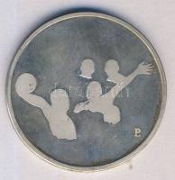 Papp László (1947-) 1992. "Barcelonai Olimpia- Magyar Csapat" ezüstözött emlékérem (42mm) ...