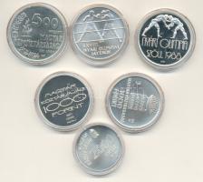 1984. 500Ft Ag "Los Angeles-i olimpia" T:BU + 1987. 500Ft Ag "Nyári olimpia-Szöul&quo...