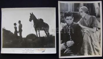 ~1930  8db klf amerikai mozifilmről készült nagyméretű fotó: Napsugárka, Sherlock Holmes, stb