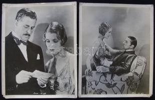 ~1930  8db klf amerikai mozifilmről készült nagyméretű fotó: Napsugárka, Sherlock Holmes, stb