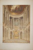 cca 1900 Marcel Lambert: La Chapelle du Palais vue perspective (Versailles), nyomat / Print, 64x42cm