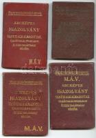 1933-1960  4db fényképes MÁV igazolvány