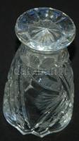 Kis méretű kristályváza 11cm magas