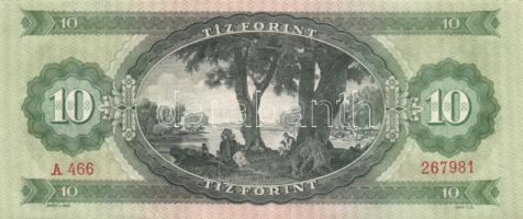 1962. 10Ft (2x) egymás utáni sorszámmal T:I-