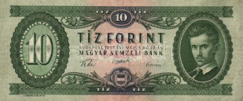 1957. 10Ft (5x) + 1960. 10Ft (5x) + 1962. 10Ft (5x) T:III