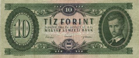 1957. 10Ft (5x) + 1960. 10Ft (5x) + 1962. 10Ft (5x) T:III