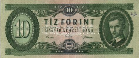 1957. 10Ft (5x) + 1960. 10Ft (5x) + 1962. 10Ft (5x) T:III