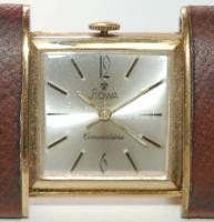 Stowa Convertible elegáns utazóóra bőrborítású tokban, láncra akasztható, kiválóan működik. A hátulj...