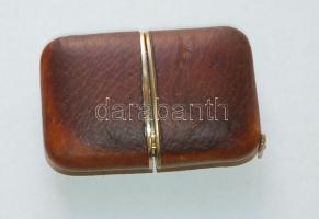 Stowa Convertible elegáns utazóóra bőrborítású tokban, láncra akasztható, kiválóan működik. A hátulj...