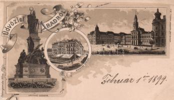 1899 Arad litho