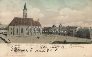 Kolozsvár main square, church (b)