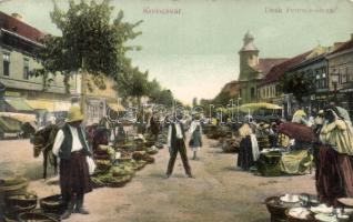 Kolozsvár Deák square, market