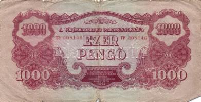 1944. 1P, 2P, 5P, 10P, 20P, 50P, 100P, 1000P " A Vöröshadsereg Parancsnoksága" teljes sor!...