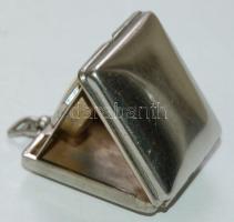 cca 1900 Hanhart utazóóra rozsdamentes acél tokban, kiválóan működik /
Nice travel watch in stainles...