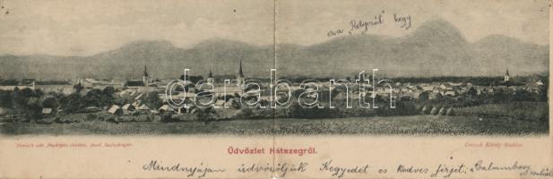 Hátszeg, Retyezát-hegy panoramacard (Rb)