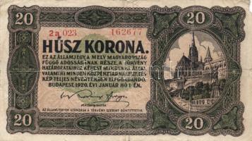 1912-1920. 1K + 2K (3x) klf + 20K + 50K + 100K T:I-,II,III