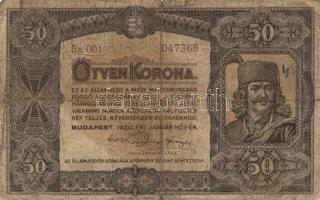 1912-1920. 1K + 2K (3x) klf + 20K + 50K + 100K T:I-,II,III