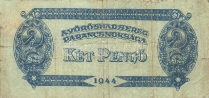 1944. 2P, 5P, 10P, 20P, 50P, 100P, 1000P " A Vöröshadsereg Parancsnoksága" sor! T:II,III,I...