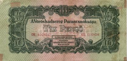 1944. 2P, 5P, 10P, 20P, 50P, 100P, 1000P " A Vöröshadsereg Parancsnoksága" sor! T:II,III,I...