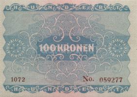 Osztrák-Magyar Bank 1922. 100K (3x) egymás utáni sorszámmal T:I