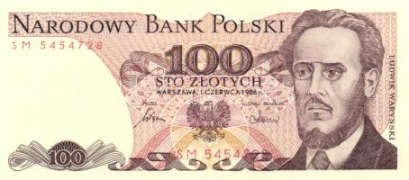 Lengyelország 1986. 100Zl (3x) egymás utáni sorszámmal T:I
Poland 1986. 100 Zlotych (3x) sequential ...