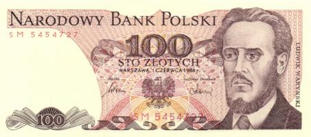 Lengyelország 1986. 100Zl (3x) egymás utáni sorszámmal T:I
Poland 1986. 100 Zlotych (3x) sequential ...