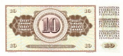 Jugoszlávia 1968. 10D (4x) egymás utáni sorszámmal T:I
Yugoslavia 1968. 10 Dinara (4x) sequential se...