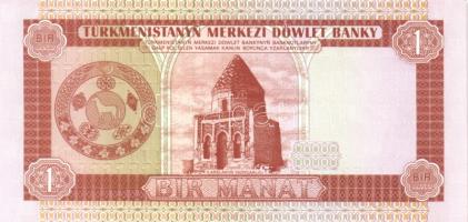 Türkmenisztán 1993. 1M (3x) egymás utáni sorszámmal T:I
Turkmenistan 1993. 1 Manat (3x) sequential s...