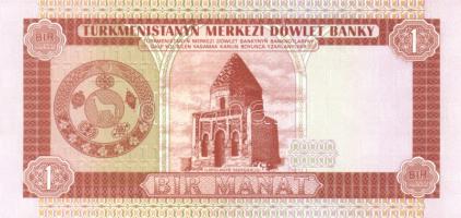 Türkmenisztán 1993. 1M (3x) egymás utáni sorszámmal T:I
Turkmenistan 1993. 1 Manat (3x) sequential s...