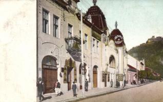 Déva theatre, Urania cinema, the shop of Zsigmond Émann (small tear)