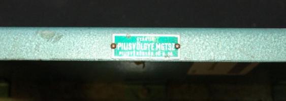 Asztali vágógép, Pilisvölgye MGTSZ, működőképes