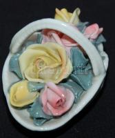ENS porcelán virágcsokor, hibátlan, 8cm