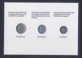 El Salvador 1992-93. 1c, 5c, 10c szettben, ismertetővel T:BU
El Salvador 1992-93. 1 centavo + 5 cent...